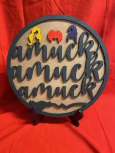 Amuck Sign Halloween