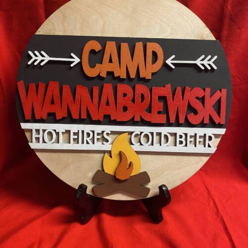Camp Wannabrewski Sign