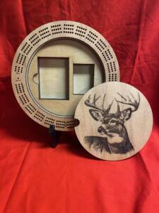 Deer Cribbage Board