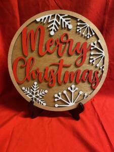 Merry Christmas Sign 3