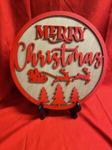 Merry Christmas Sign 4