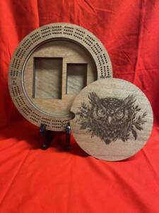 Owl Cribbage Board