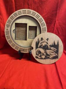 Wolf2 Cribbage Board
