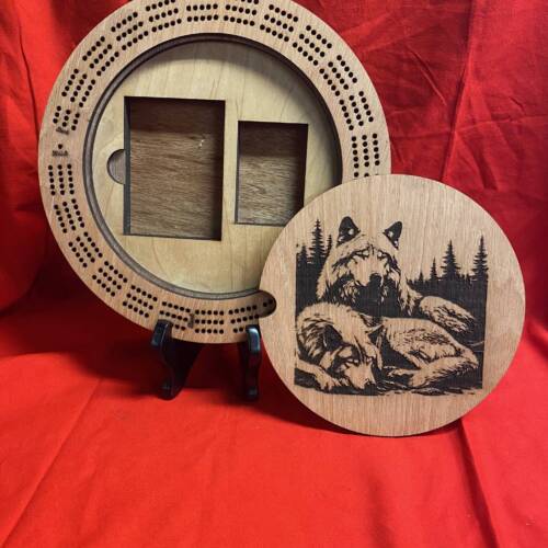Wolf2 Cribbage Board